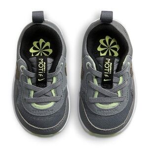 Nike Baby/Walker Gray and Light Green Sneakers